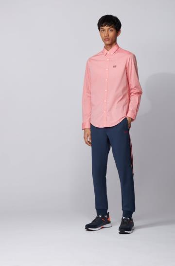 Koszula BOSS Regular Fit Różowe Męskie (Pl37187)